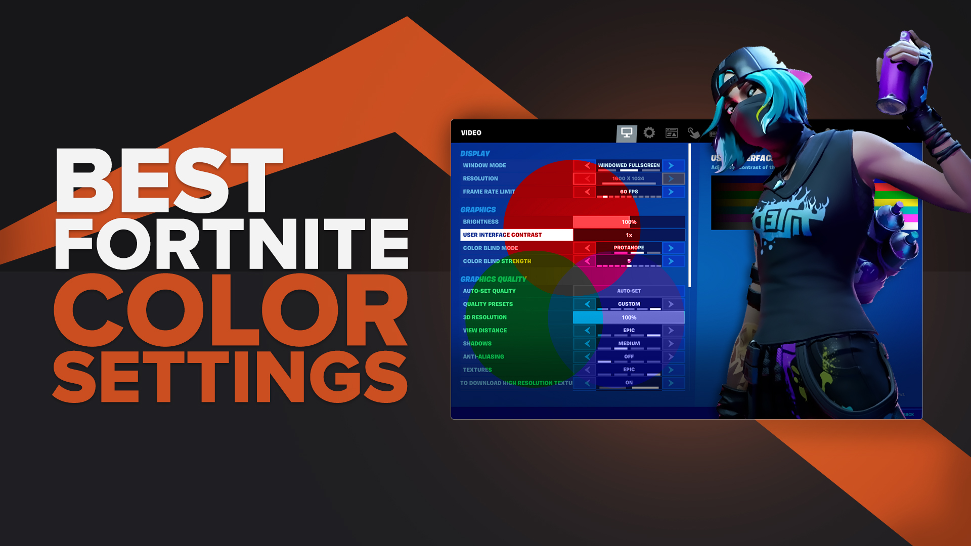 Best Fortnite Color Settings | TGG
